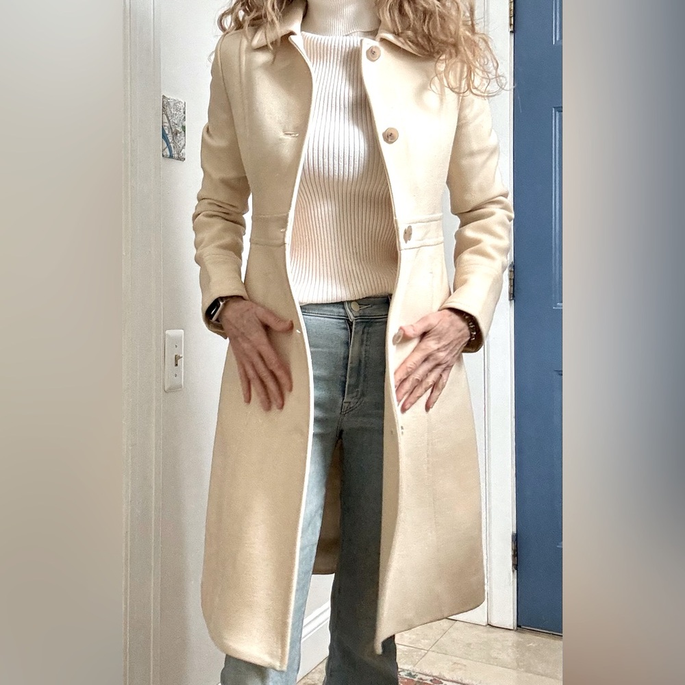 J. Crew Classic Day Coat in Italian Double-cloth Wool with Thinsulate